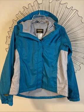 Stearns Dry Wear Windbreaker Rain Jacket Ocean Blue Size S